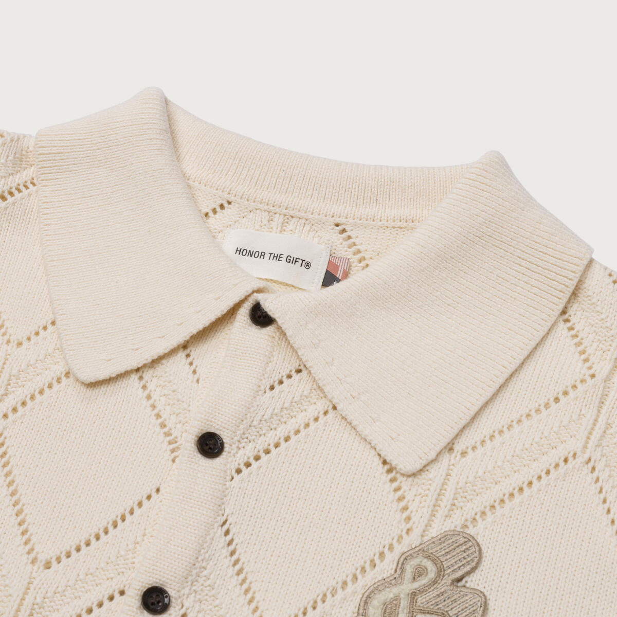 Honor The Gift Diamond Knit Polo