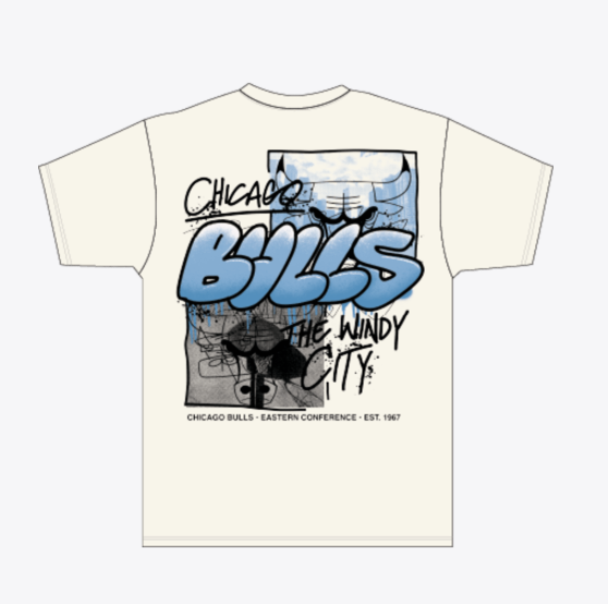 M&N Chicago Bulls NBA Throw Down Tee