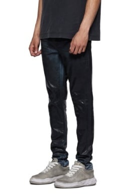 Purple Brand Coated Indigo Skinny Denim Pant
