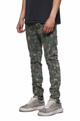 Purple Brand Militaire Buckshot Camo Denim Pant