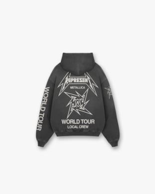 Represent Metallica Local Crew Zip-Up Hoodie