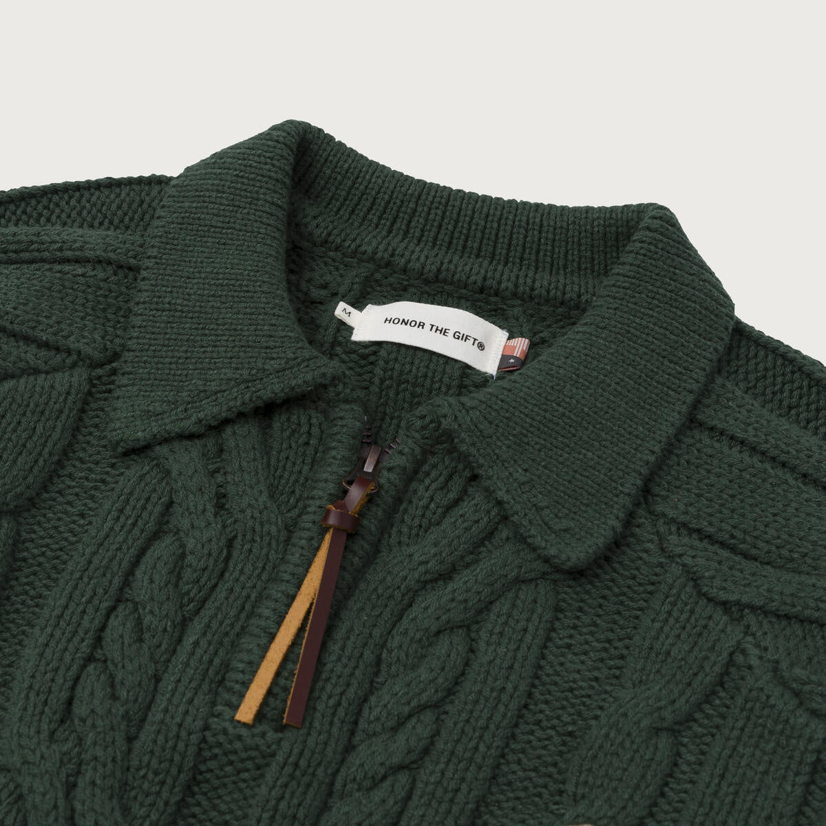 Honor The Gift Cable Zip Leisure Henley