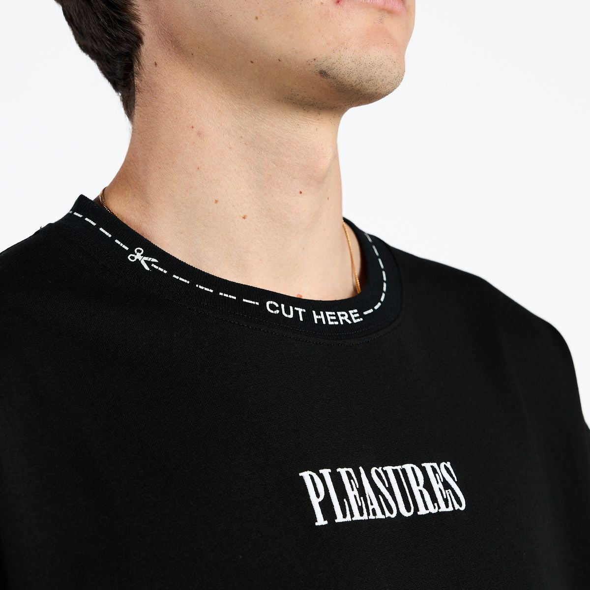 Pleasures Cut Here Heavyweight Tee