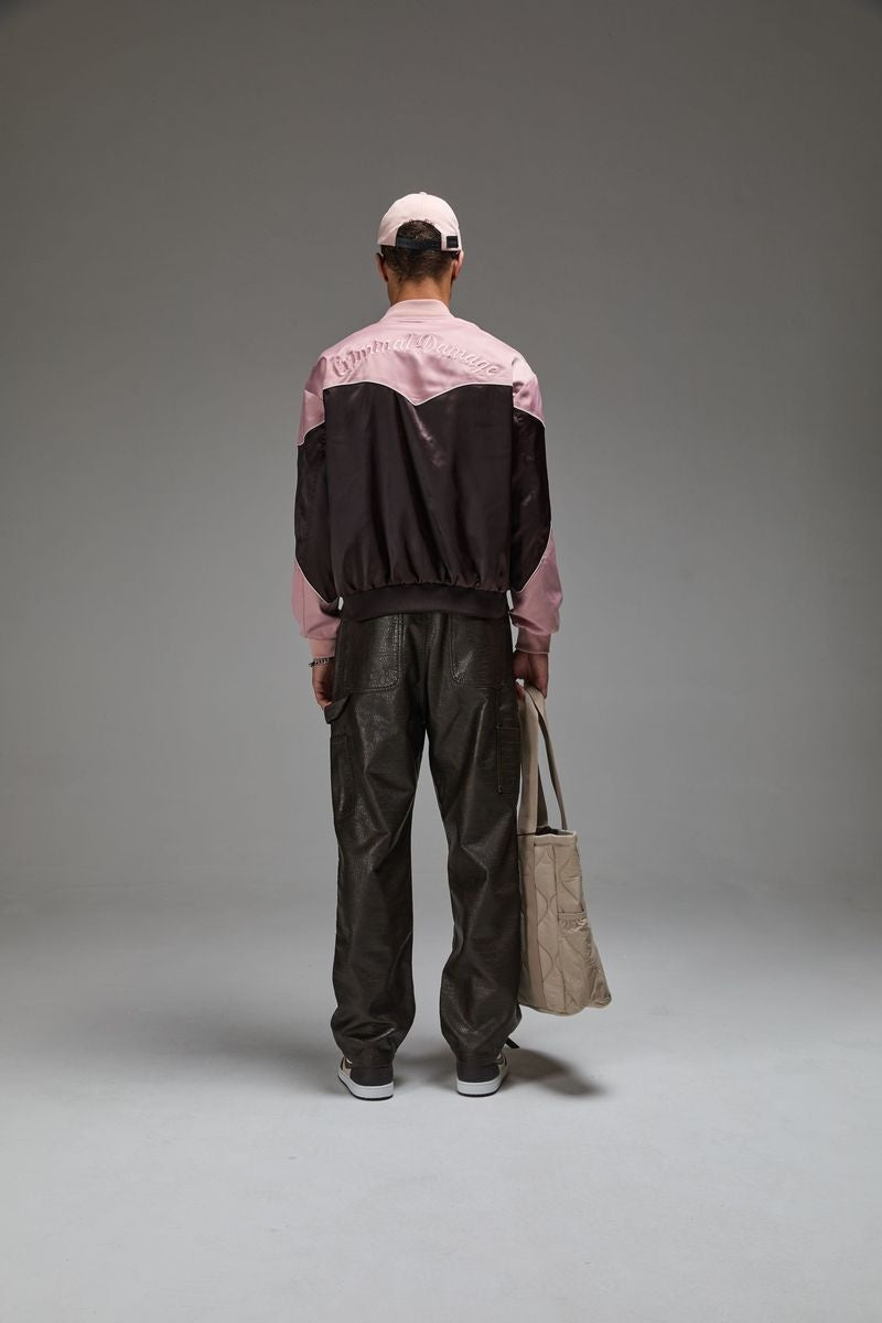 Criminal Damage Western Satin Bomber