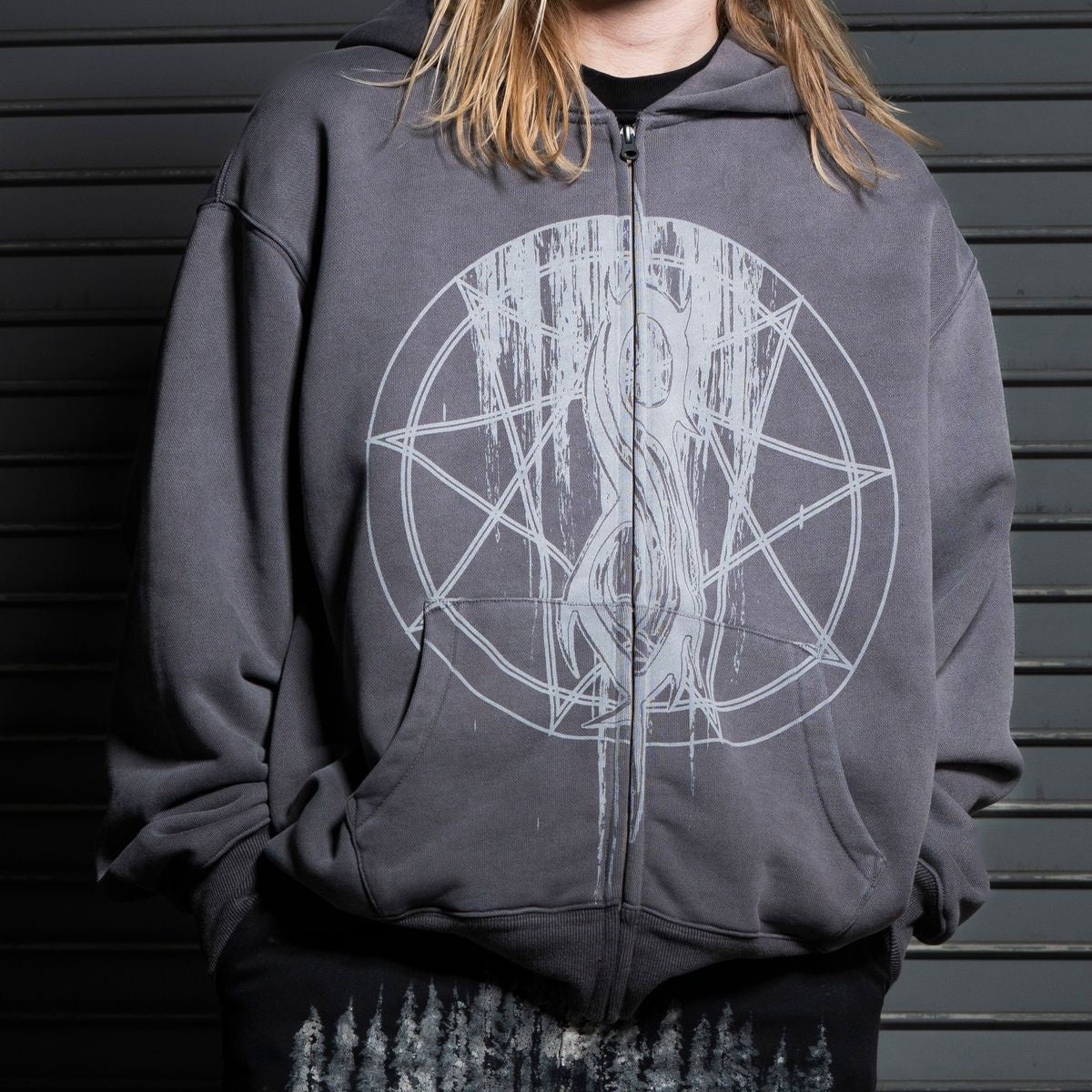 Pleasures Nonogram Zip Hoodie