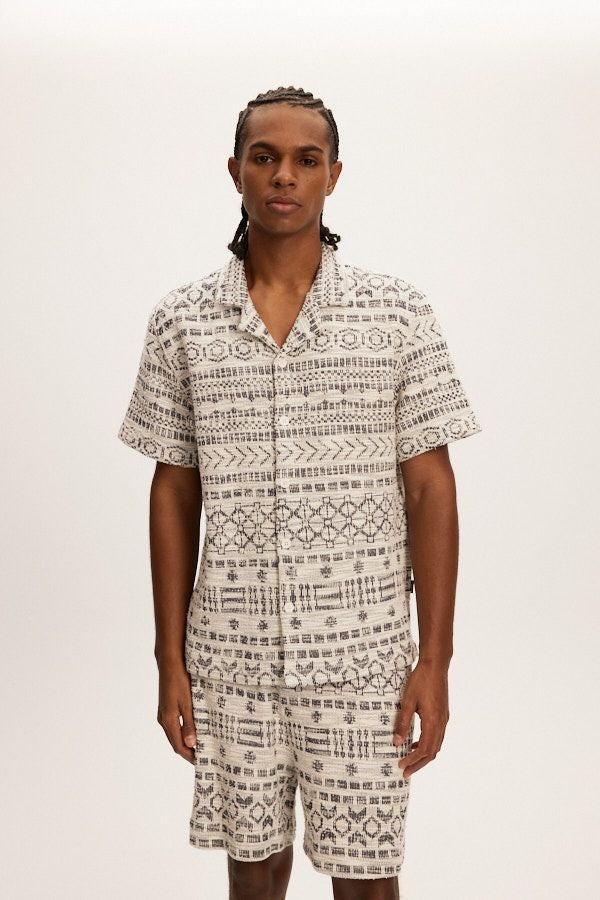 Kuwalla Jacquard Tribal Shirt