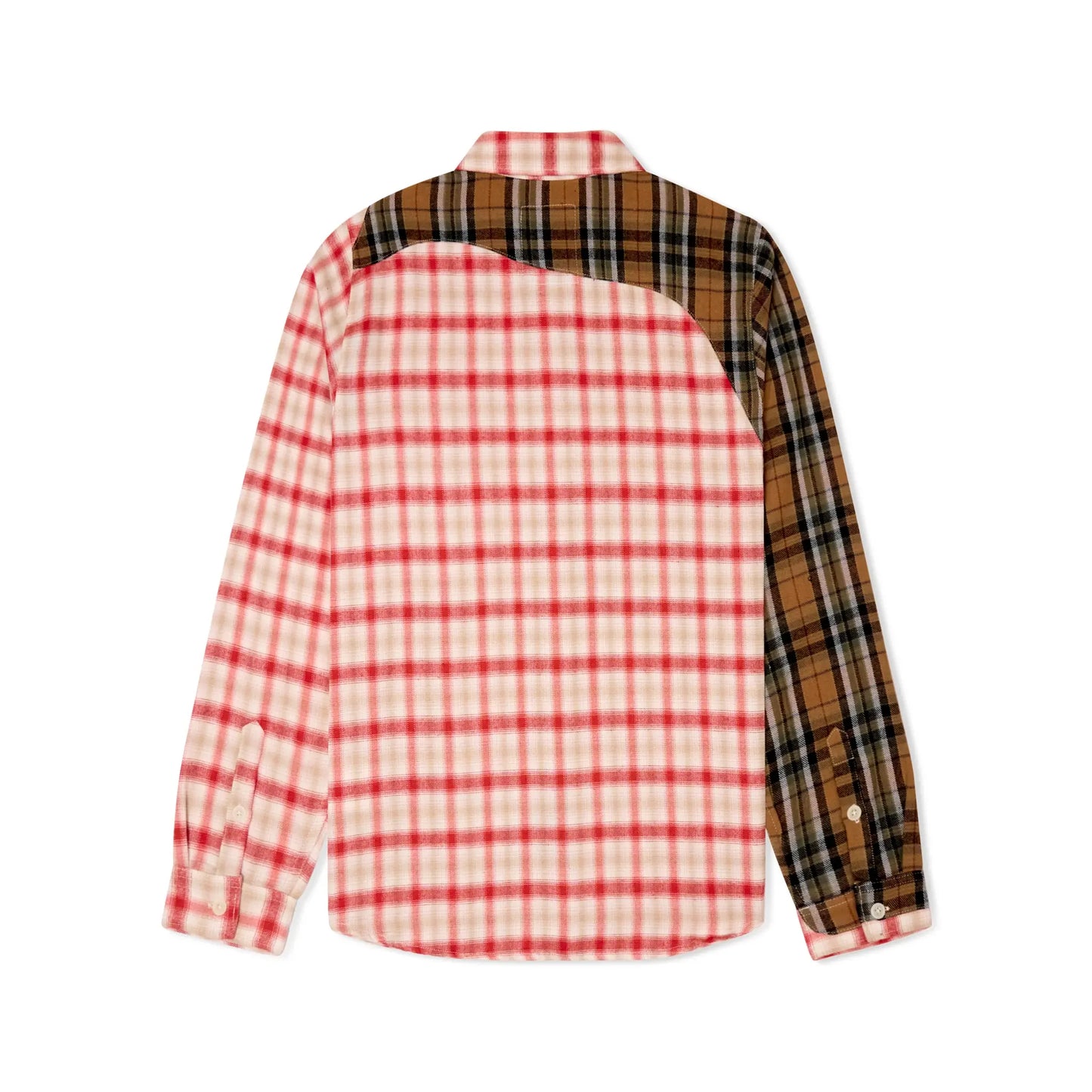 Kidsuper Patchwork Face Flannel Shirt
