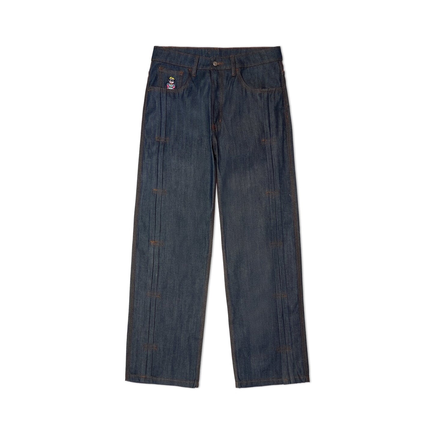 Kidsuper Raw Denim Pleated Pant 