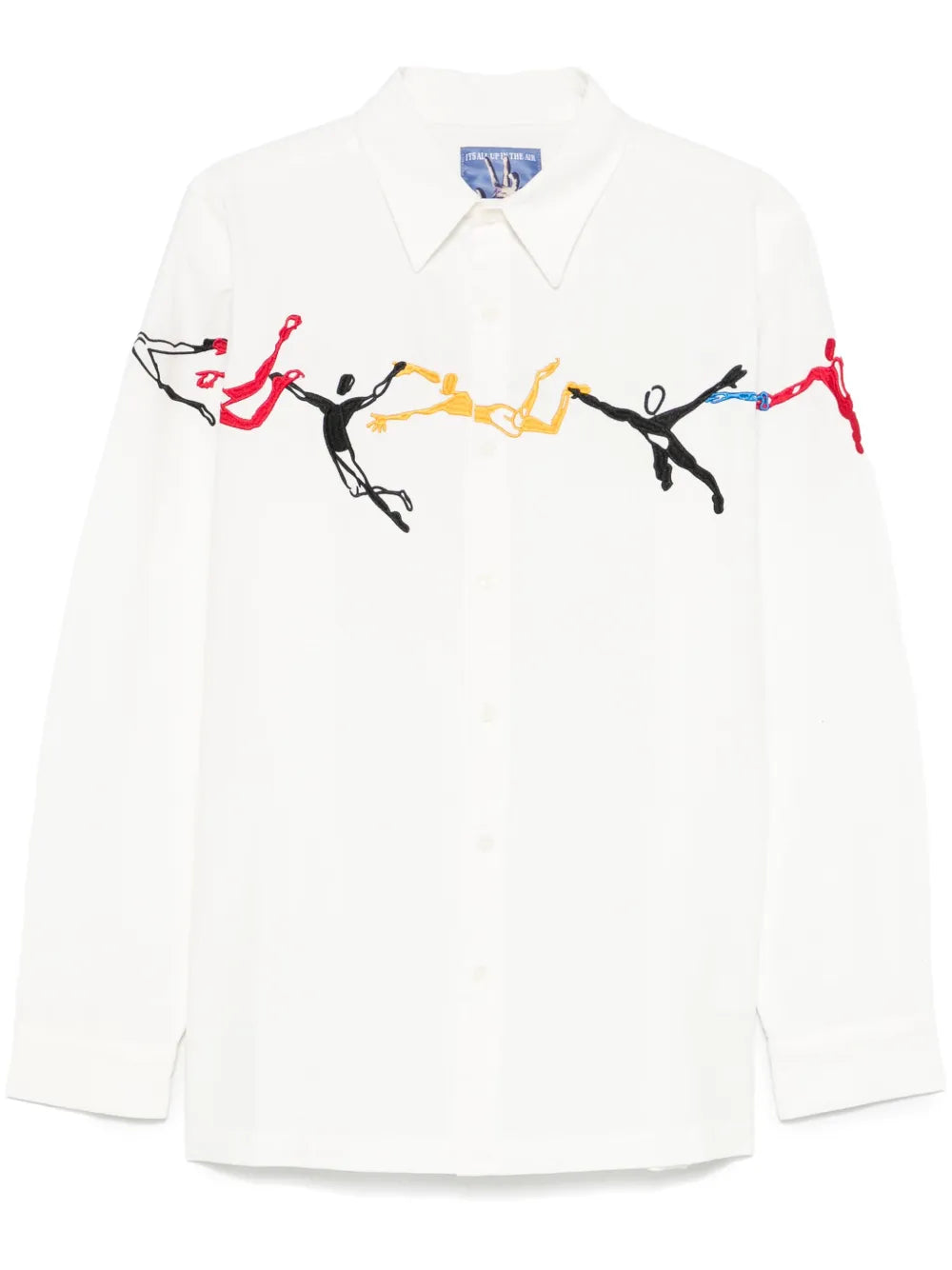 Kidsuper Embroidered Figures Button Up 