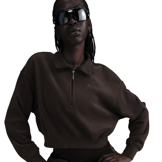 Wmns Nike Sportswear Phoenix Plush 1/4-Zip Fleece Sweatshirt