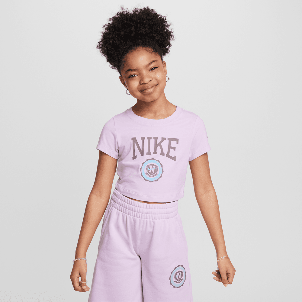 Kids Nike Sportswear Cropped Tee 