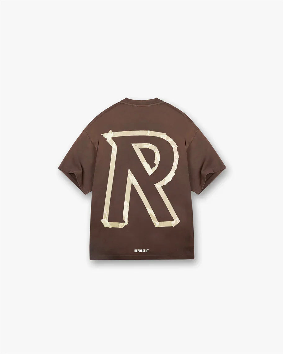 Represent Masking Tape Initial Tee