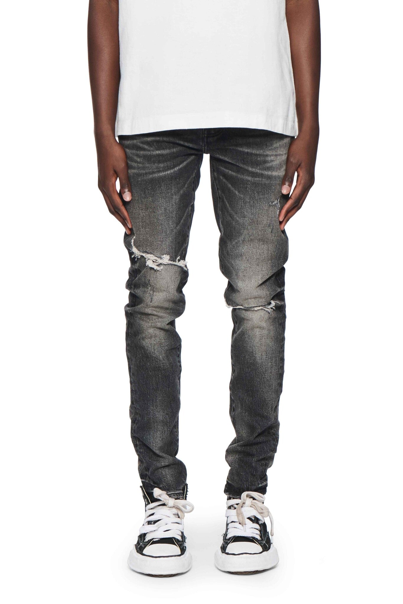 Purple Brand Week Old Wash Skinny Denim Pant