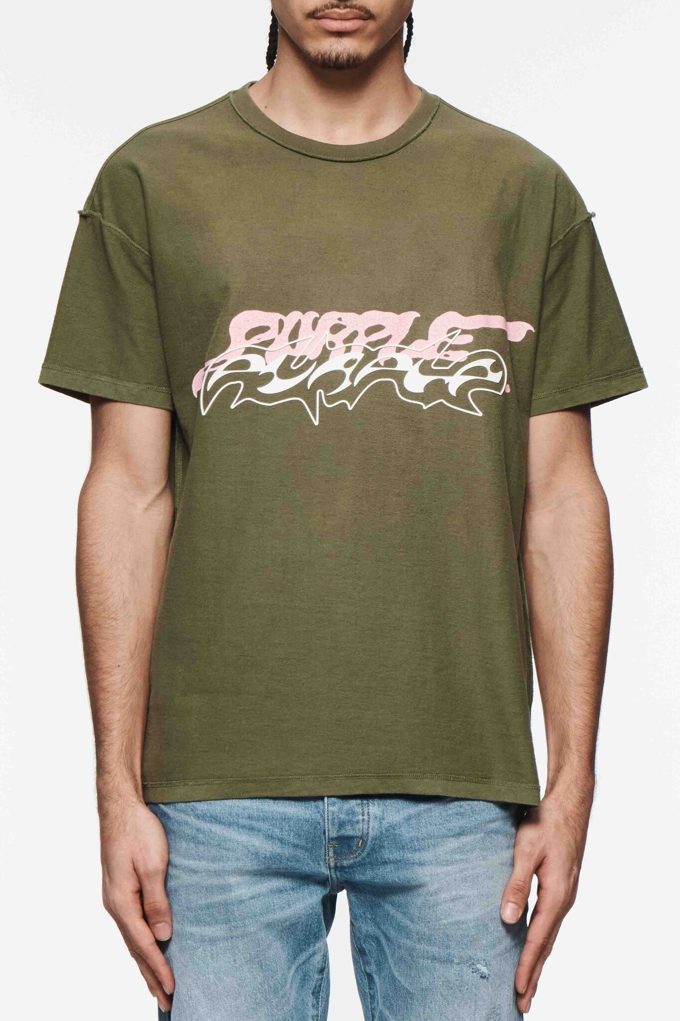 Purple Brand Textured Inside Out Tee