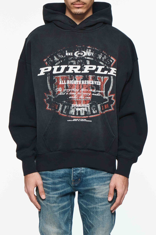Purple Brand Hwt Fleece Pullover Hoody