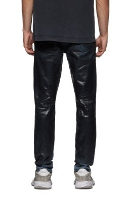 Purple Brand Coated Indigo Skinny Denim Pant