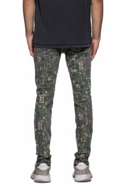 Purple Brand Militaire Buckshot Camo Denim Pant