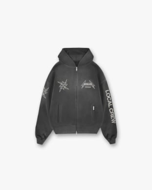 Represent Metallica Local Crew Zip-Up Hoodie