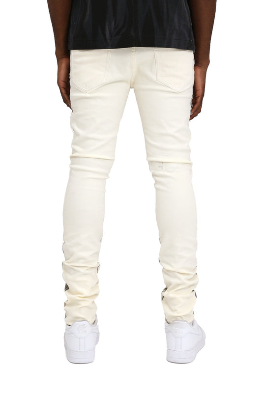 Purple Brand Reverse Black Foil Skinny Denim Pant