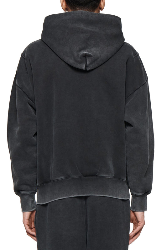 Purple Brand Heavy Fleece Zip Front Hoodie 
