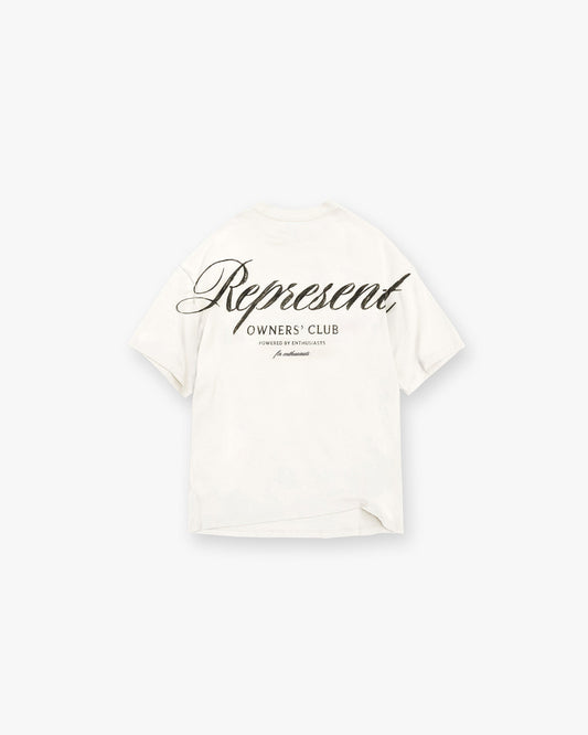 Represent Owners Club Script Tee
