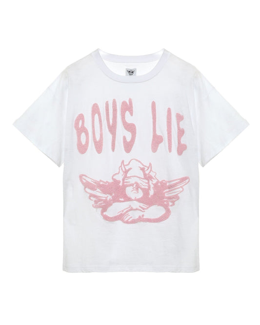 Boys Lie In Denial V2 Boyfriend Tee