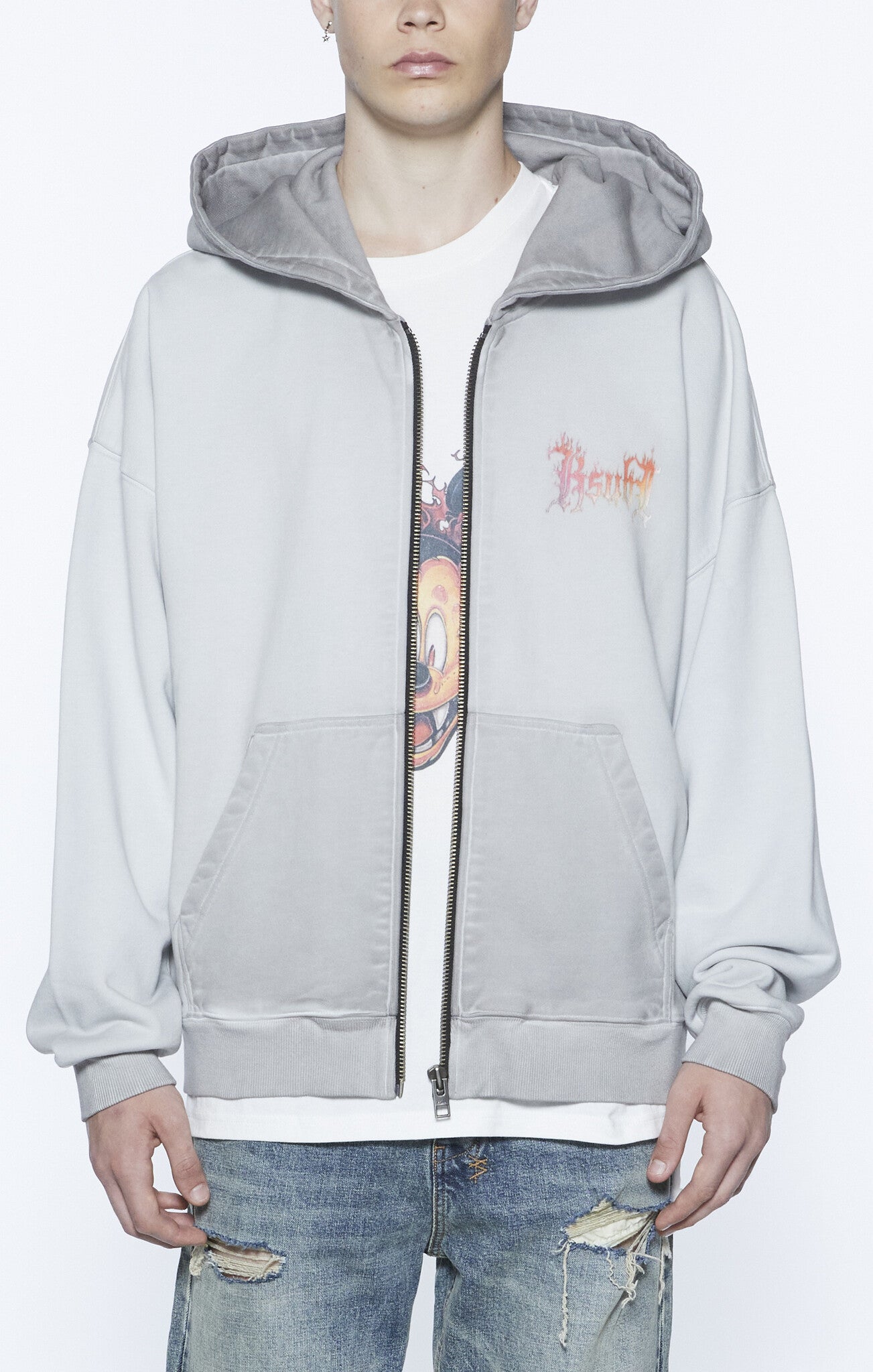 Ksubi Fuego Ekcess Zip Thru Hoodie