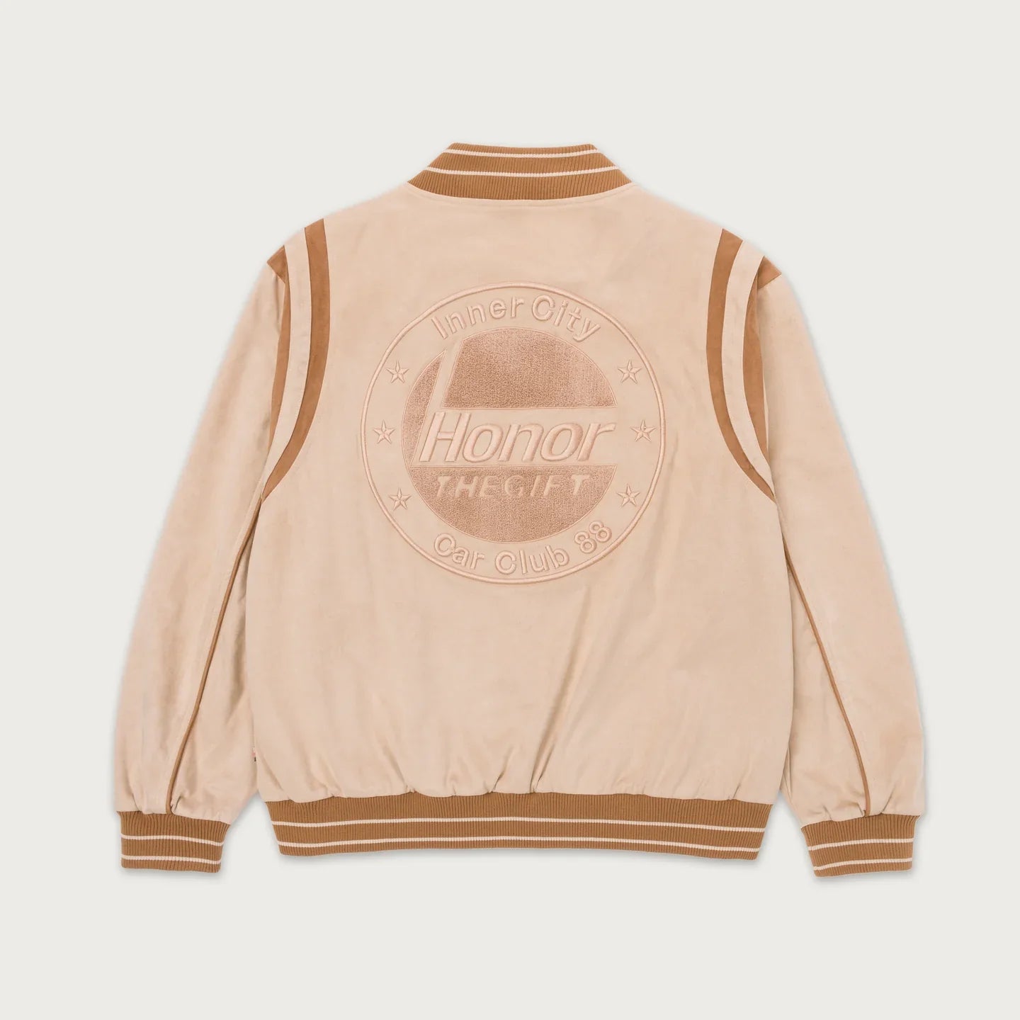 Honor The Gift Oil Head Varsity Jacket