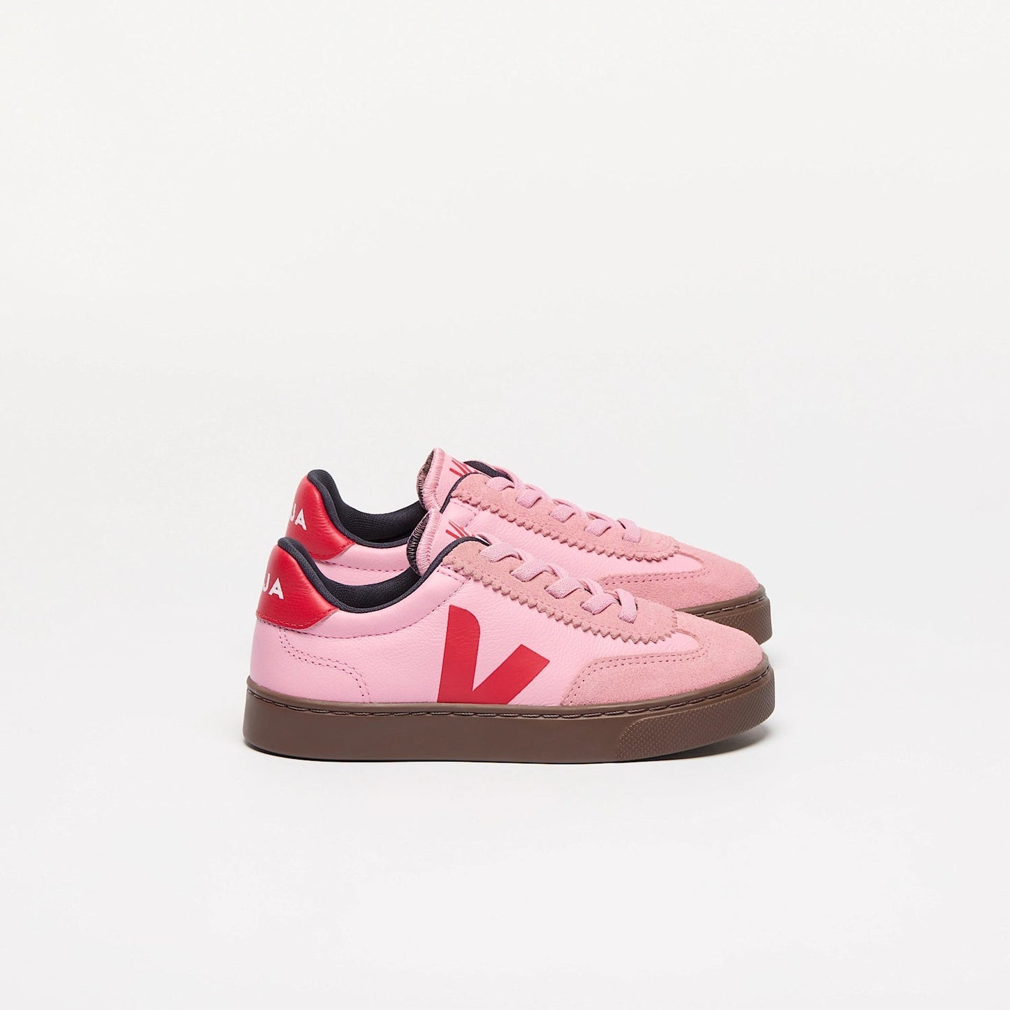 Kids Veja Small Volley Leather 