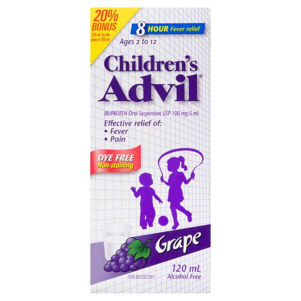 Advil Children's Cold Suspension Grape