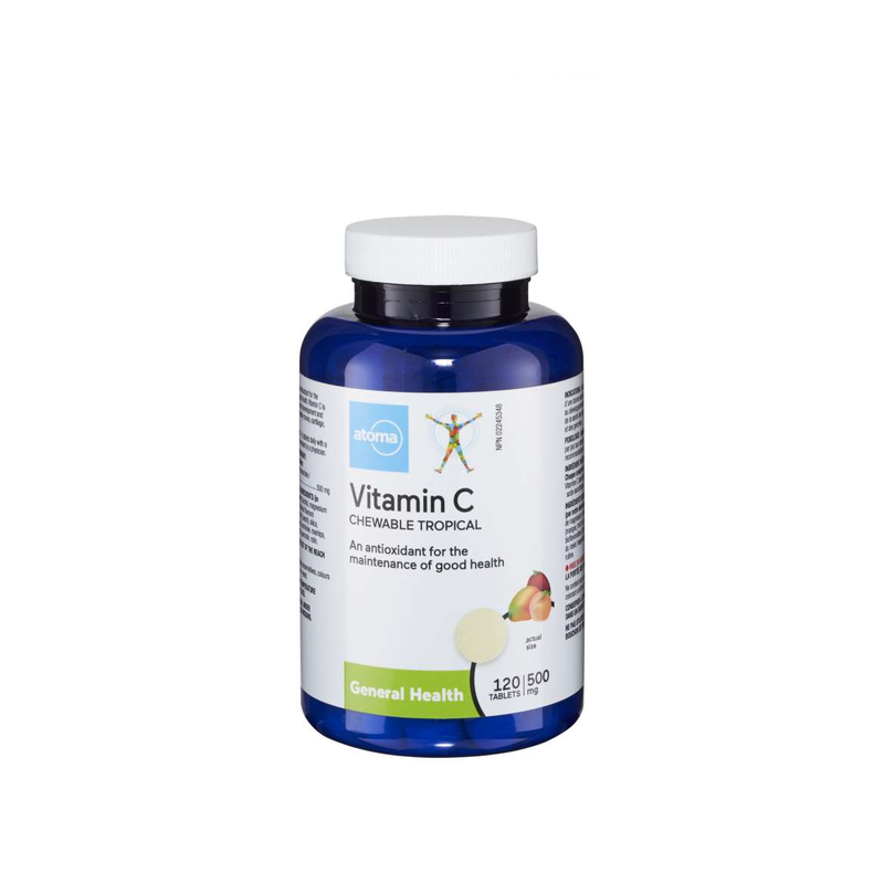 Atoma Vitamin C Chewable 500mg 120 Tablets