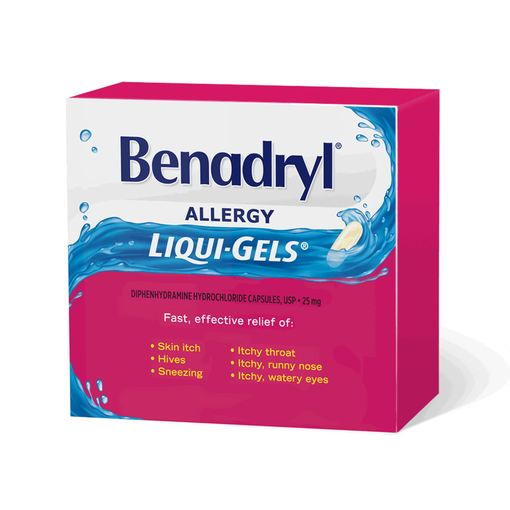 Benadryl Allergy Liqui-Gels 25mg