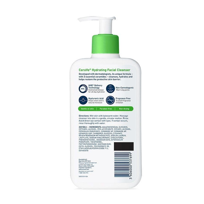 CeraVe Hydrating Facial Cleanser