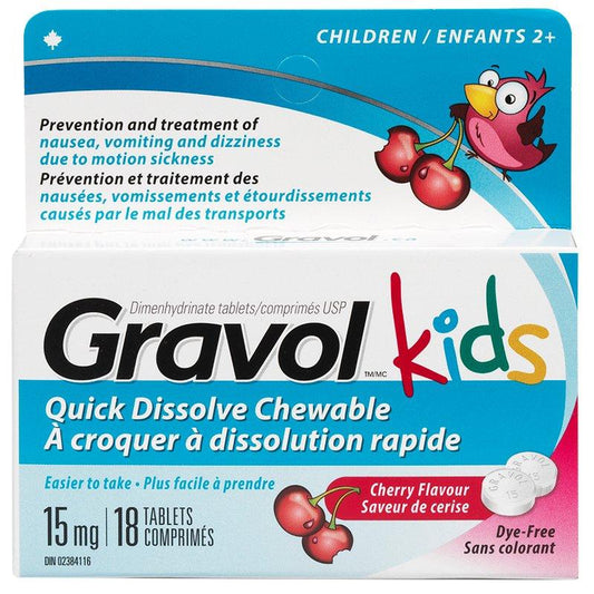 GRAVOL Kids Quick Dissolve Chewable