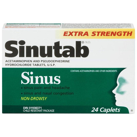 Sinutab Sinus Extra Strength